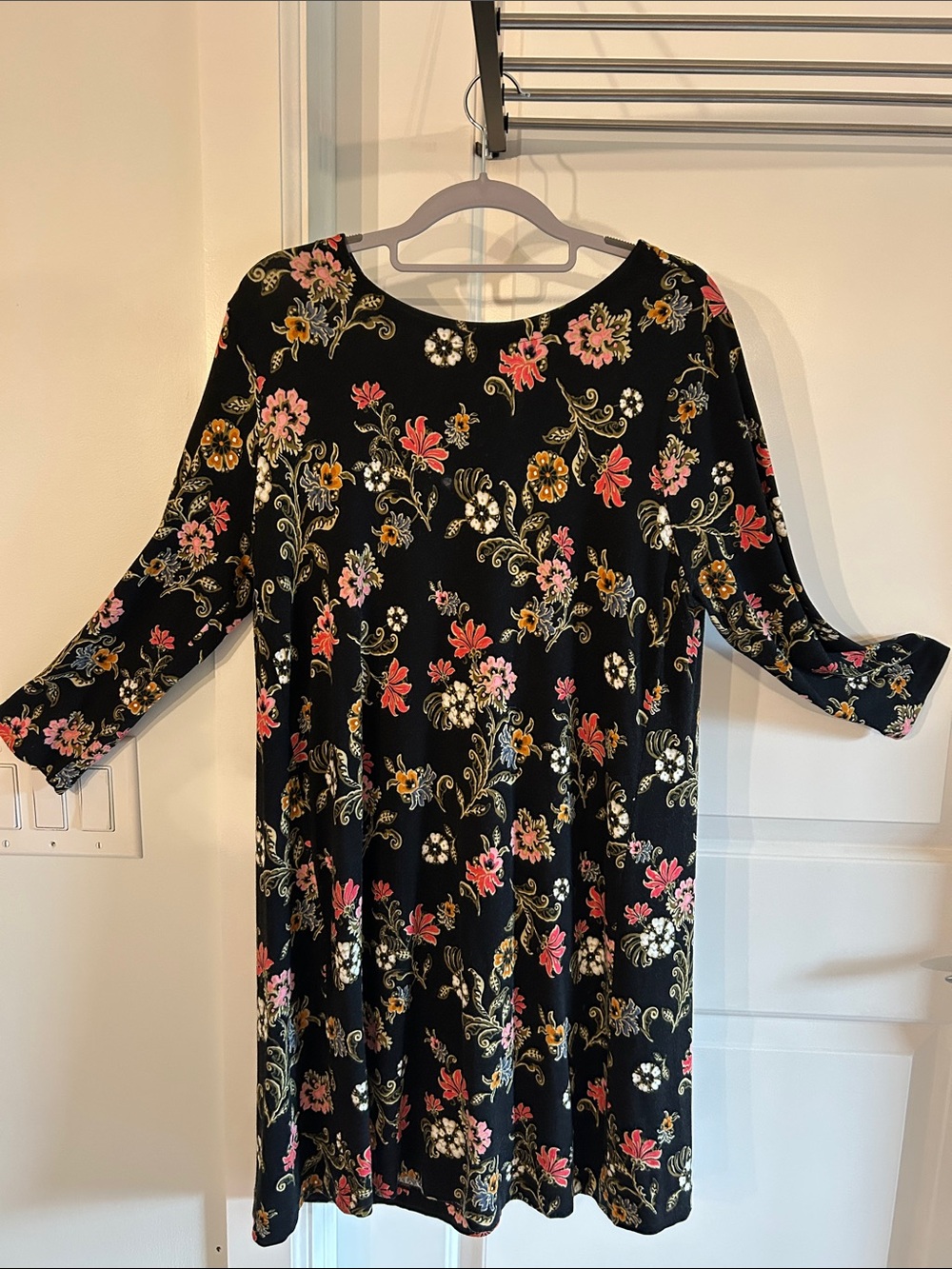 LOFT A-Line 3/4 sleeve dress